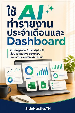 ใช้ AI ทำรายงานประจำเดือนและ Dashboard