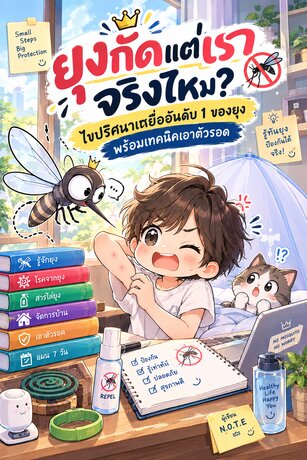ยุงกัดแต่เราจริงไหม?: ไขปริศนาเหยื่ออันดับ 1 ของยุงพร้อมเทคนิคเอาตัวรอด