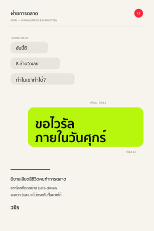 ฝ่ายการตลาด ตอน ขอไวรัลภายในวันศุกร์