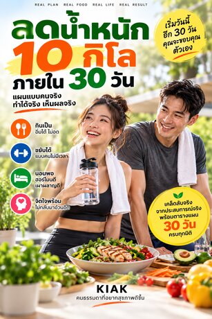 ลดน้ำหนัก 10 กิโล ภายใน 30 วัน