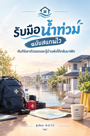 รับมือน้ำท่วม ฉบับสแกนไว: คัมภีร์เอาตัวรอดและกู้บ้านพังให้กลับมาฟิต