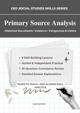GED Social Studies: Primary Source Analysis | ฝึกวิเคราะห์เอกสารประวัติศาสตร์ เตรียมสอบ GED