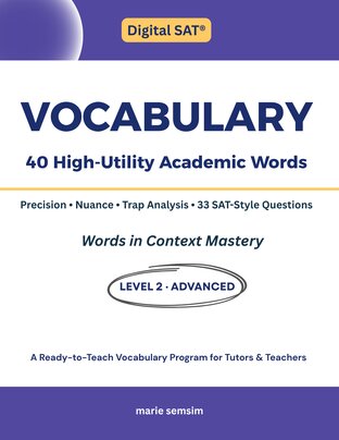 Digital SAT Vocabulary Level 2: Advanced | ศัพท์ SAT ระดับสูง ฝึก Words in Context และตัดตัวเลือก