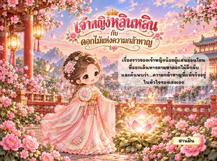 หนังสือนิทาน เรื่อง เจ้าหญิงหลินหลิน กับดอกไม้แห่งความกล้าหาญ
