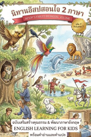 นิทานอีสปสอนใจ 2 ภาษา เล่ม 7