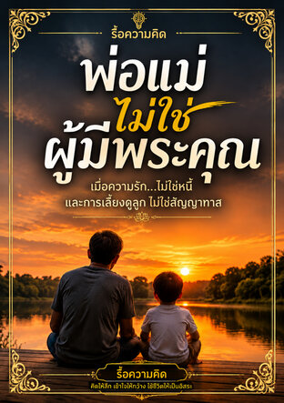 พ่อแม่ไม่ใช่ผู้มีพระคุณ (จากพ่อคนหนึ่ง)