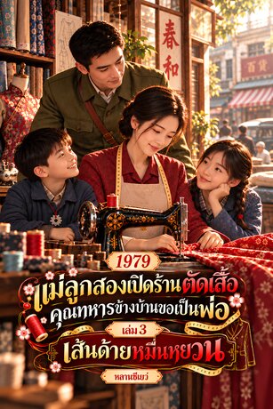 1979 แม่ลูกสองเปิดร้านตัดเสื้อ คุณทหารข้างบ้านขอเป็นพ่อ ~ เล่ม 3 เส้นด้ายหมื่นหยวน (3เล่มจบ)