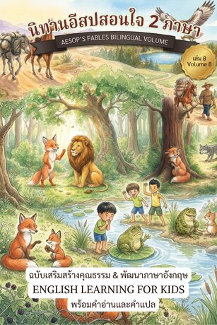 นิทานอีสปสอนใจ 2 ภาษา เล่ม 8