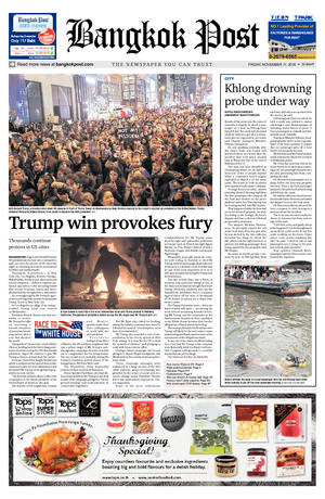 Bangkok Post วันศุกร์ที่ 11 พฤศจิกายน พ.ศ.2559