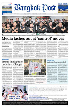 Bangkok Post วันจันทร์ที่ 30 มกราคม พ.ศ.2560