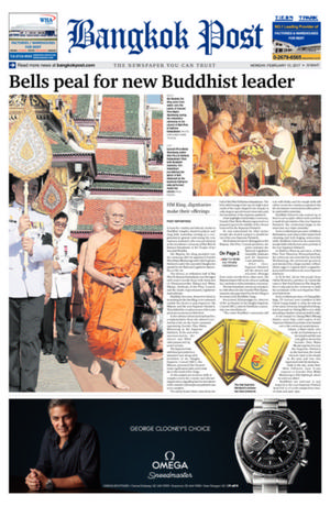 Bangkok Post วันจันทร์ที่ 13 กุมภาพันธ์ พ.ศ.2560