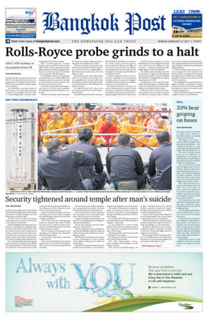 Bangkok Post วันจันทร์ที่ 27 กุมภาพันธ์ พ.ศ.2560