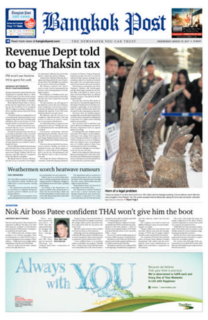 Bangkok Post วันพุธที่ 15 มีนาคม พ.ศ.2560