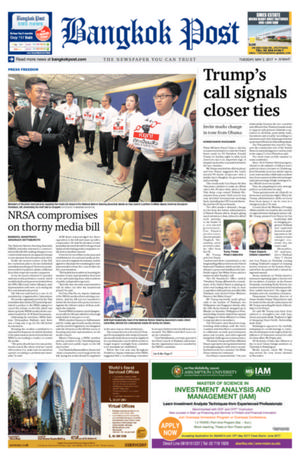 Bangkok Post วันอังคารที่ 2 พฤษภาคม พ.ศ.2560