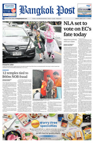 Bangkok Post วันศุกร์ที่ 9 มิถุนายน พ.ศ.2560