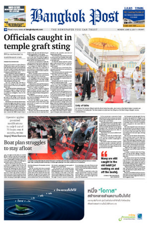 Bangkok Post วันจันทร์ที่ 12 มิถุนายน พ.ศ.2560