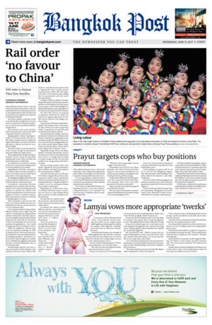 Bangkok Post วันพุธที่ 14 มิถุนายน พ.ศ.2560