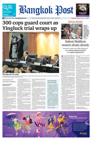 Bangkok Post วันอังคารที่ 1 สิงหาคม พ.ศ.2560