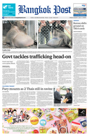 Bangkok Post วันศุกร์ที่ 11 สิงหาคม พ.ศ.2560