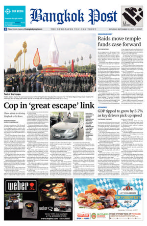 Bangkok Post วันเสาร์ที่ 23 กันยายน พ.ศ.2560