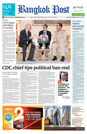 Bangkok Post วันอังคารที่ 10 ตุลาคม พ.ศ.2560