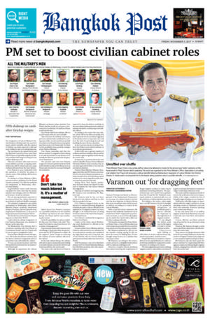 Bangkok Post วันศุกร์ที่ 3 พฤศจิกายน พ.ศ.2560