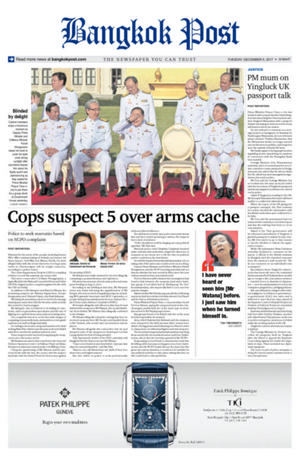 Bangkok Post วันอังคารที่ 5 ธันวาคม พ.ศ.2560
