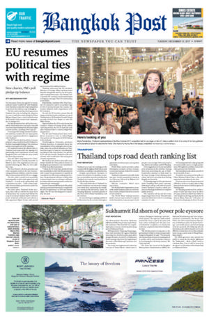 Bangkok Post วันอังคารที่ 12 ธันวาคม พ.ศ.2560