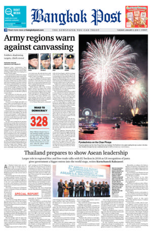 Bangkok Post วันอังคารที่ 2 มกราคม พ.ศ.2561