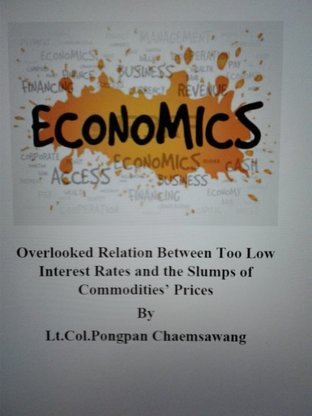 Overlooked Relation Between Too Low Interest Rates and the Slumps of Commodities' Prices