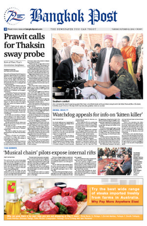 Bangkok Post วันอังคารที่ 23 ตุลาคม พ.ศ.2561
