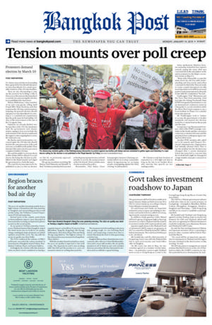 Bangkok Post วันจันทร์ที่ 14 มกราคม พ.ศ.2562