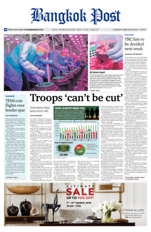 Bangkok Post วันพฤหัสบดีที่ 28 กุมภาพันธ์ พ.ศ.2562