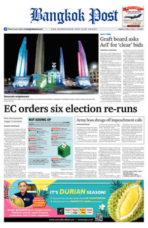 Bangkok Post วันศุกร์ที่ 5 เมษายน พ.ศ.2562