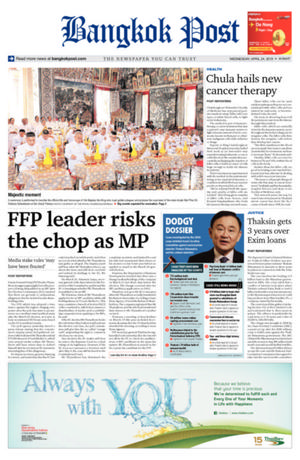 Bangkok Post วันพุธที่ 24 เมษายน พ.ศ.2562