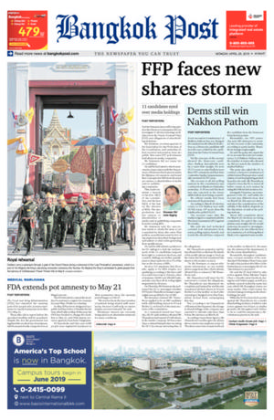 Bangkok Post วันจันทร์ที่ 29 เมษายน พ.ศ.2562