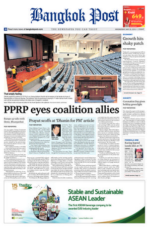 Bangkok Post วันพุธที่ 22 พฤษภาคม พ.ศ.2562