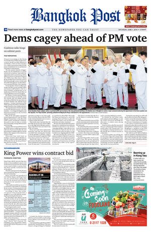 Bangkok Post วันเสาร์ที่ 1 มิถุนายน พ.ศ.2562