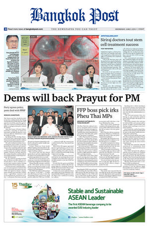 Bangkok Post วันพุธที่ 5 มิถุนายน พ.ศ.2562