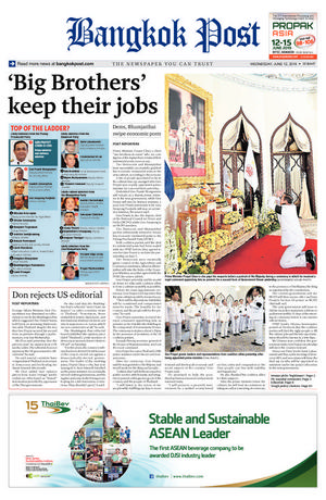 Bangkok Post วันพุธที่ 12 มิถุนายน พ.ศ.2562