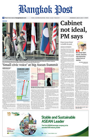Bangkok Post วันพุธที่ 19 มิถุนายน พ.ศ.2562