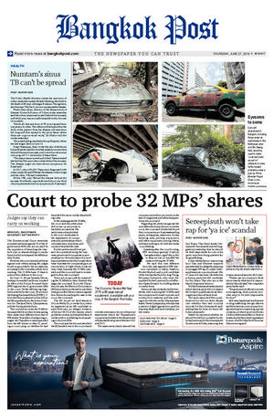 Bangkok Post วันพฤหัสบดีที่ 27 มิถุนายน พ.ศ.2562