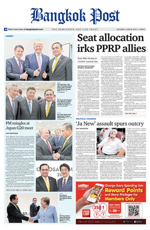 Bangkok Post วันเสาร์ที่ 29 มิถุนายน พ.ศ.2562