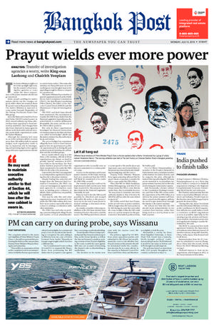 Bangkok Post วันจันทร์ที่ 8 กรกฎาคม พ.ศ.2562