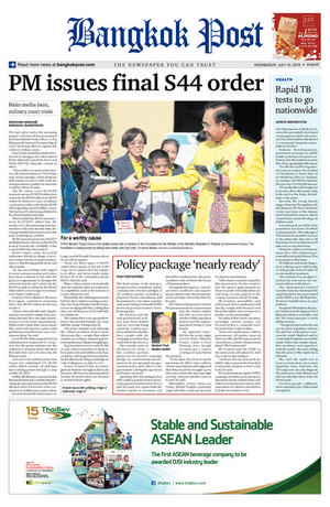 Bangkok Post วันพุธที่ 10 กรกฎาคม พ.ศ.2562